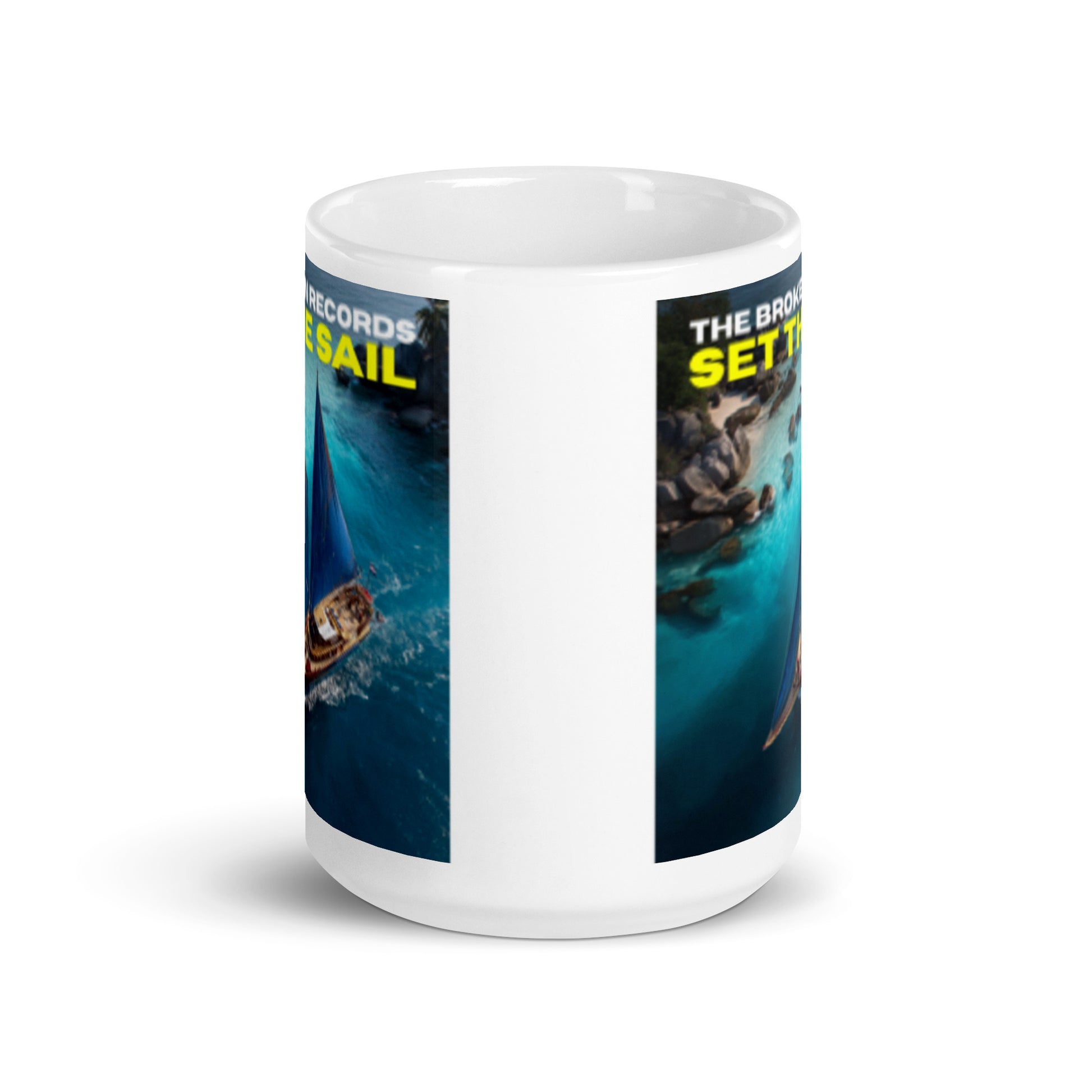 Set the Sail - White Glossy Mug