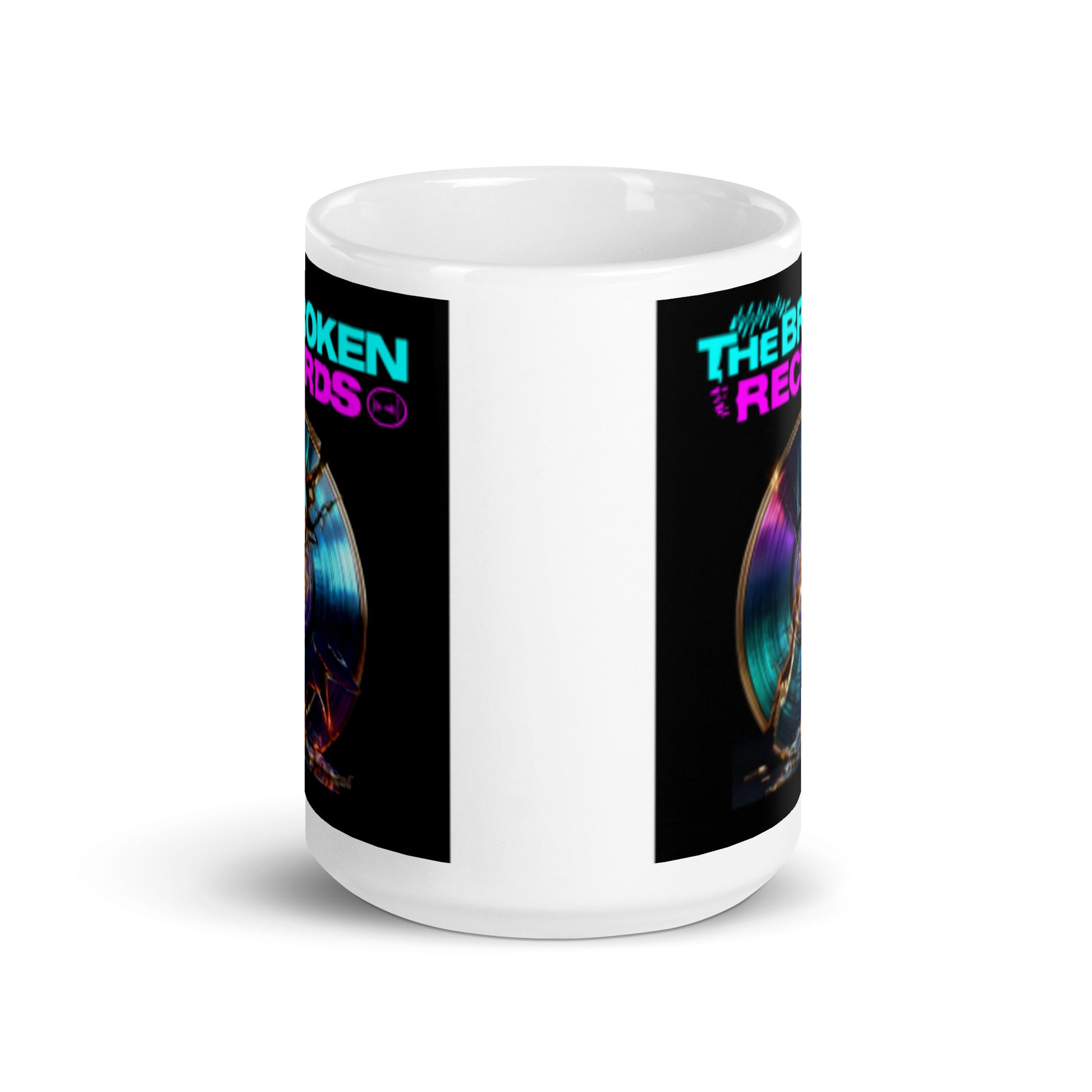The Broken Records Album - White Glossy Mug