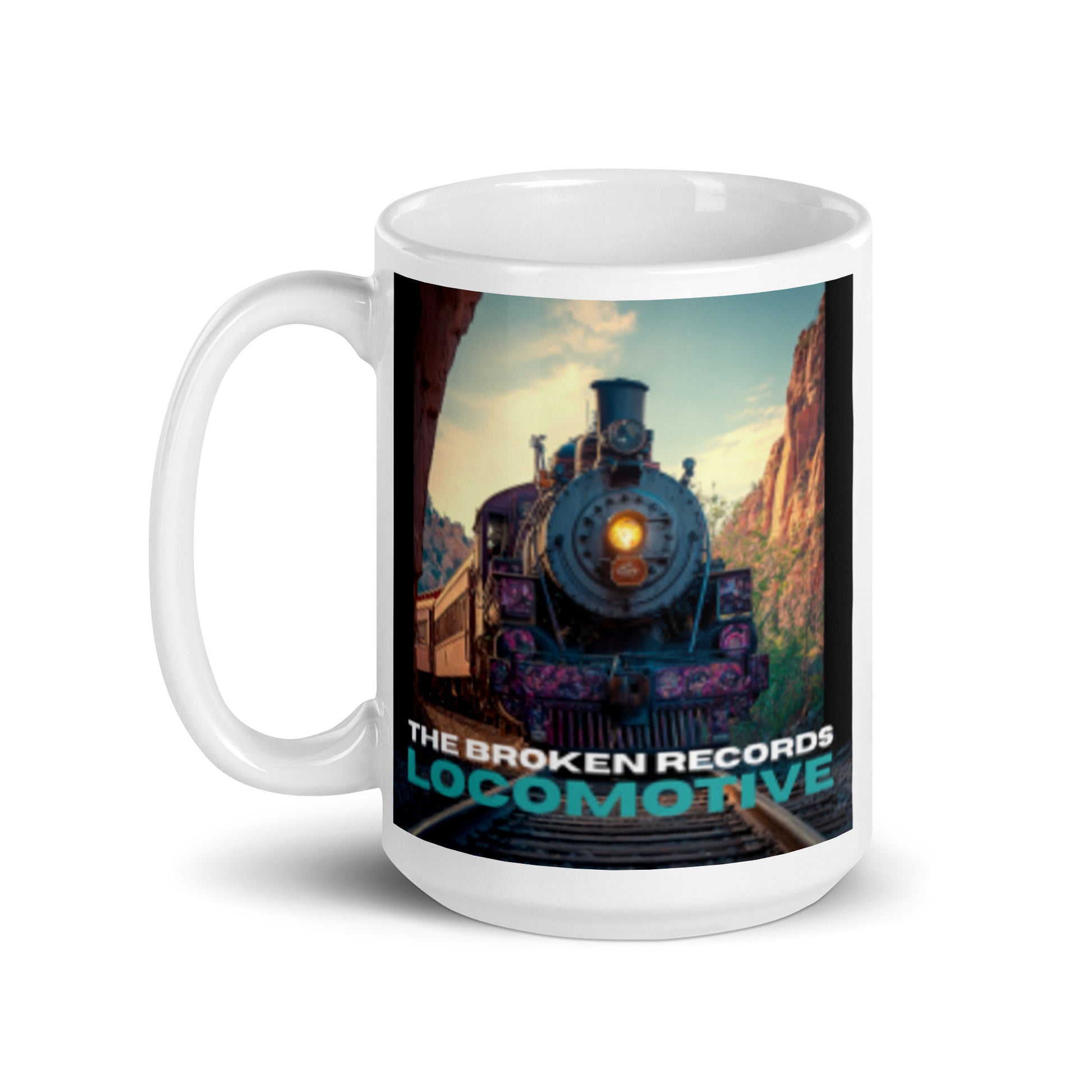 Locomotive - White Glossy Mug