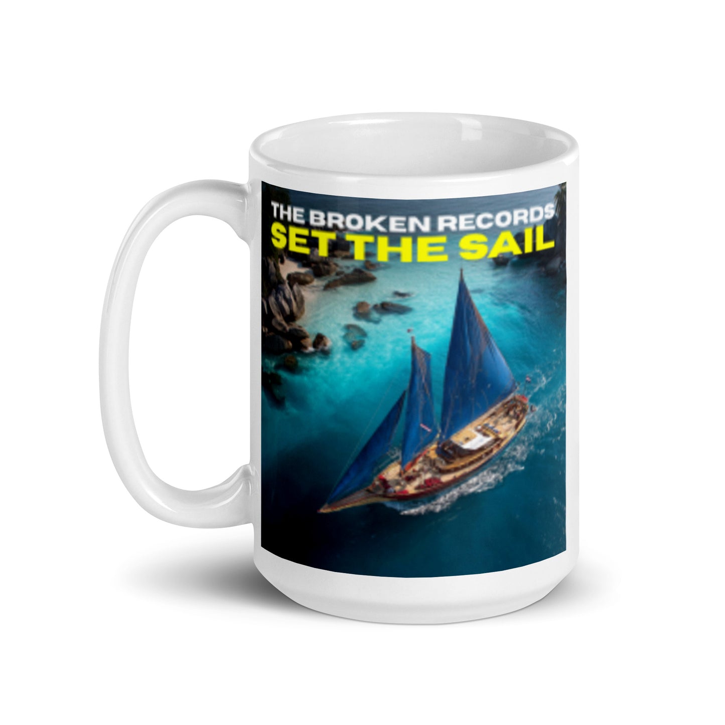 Set the Sail - White Glossy Mug