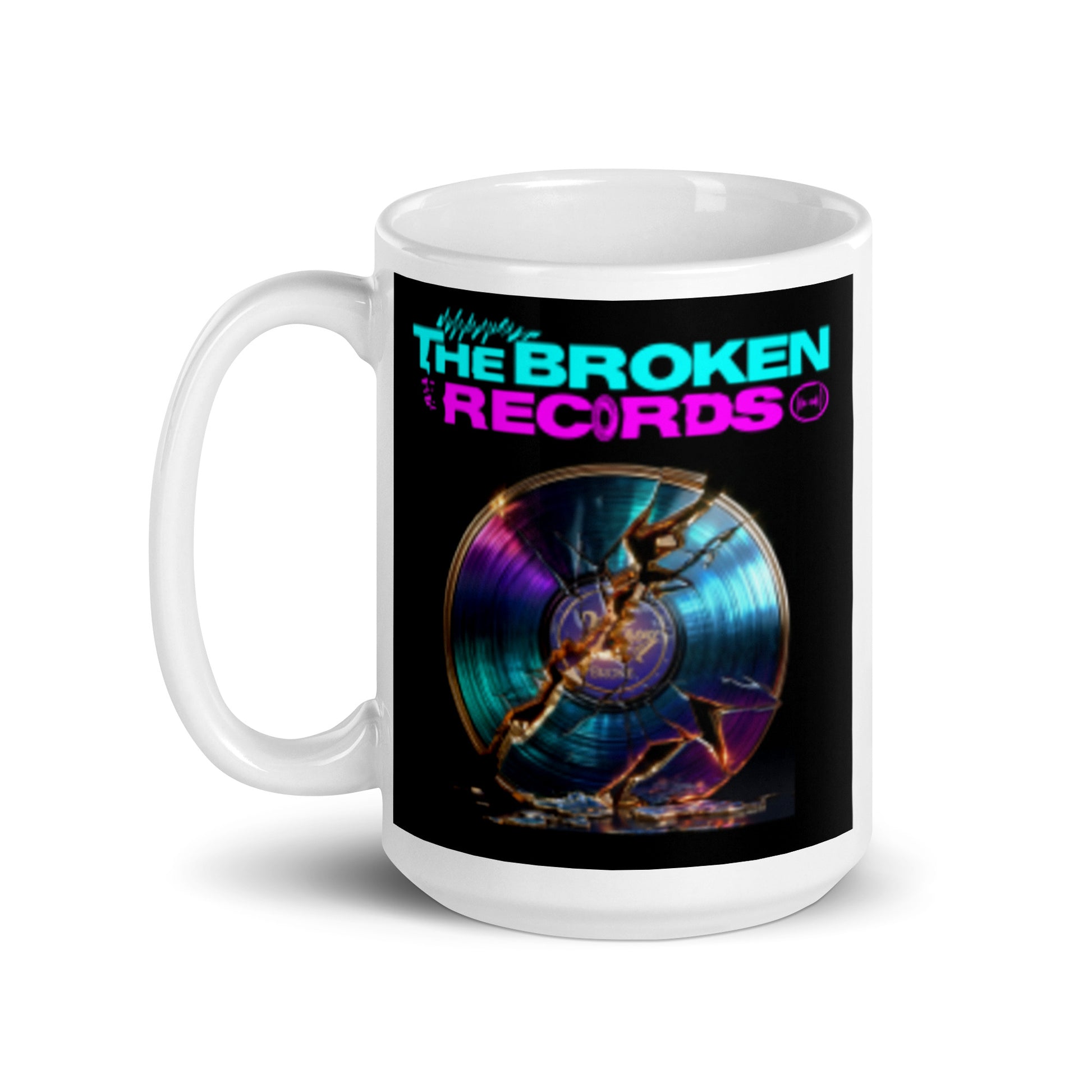 The Broken Records Album - White Glossy Mug