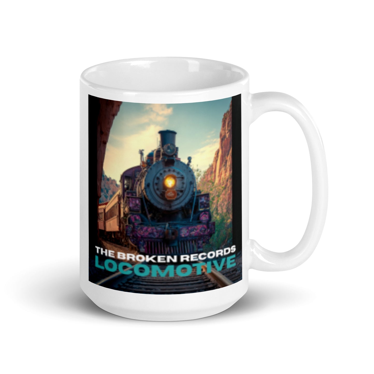 Locomotive - White Glossy Mug