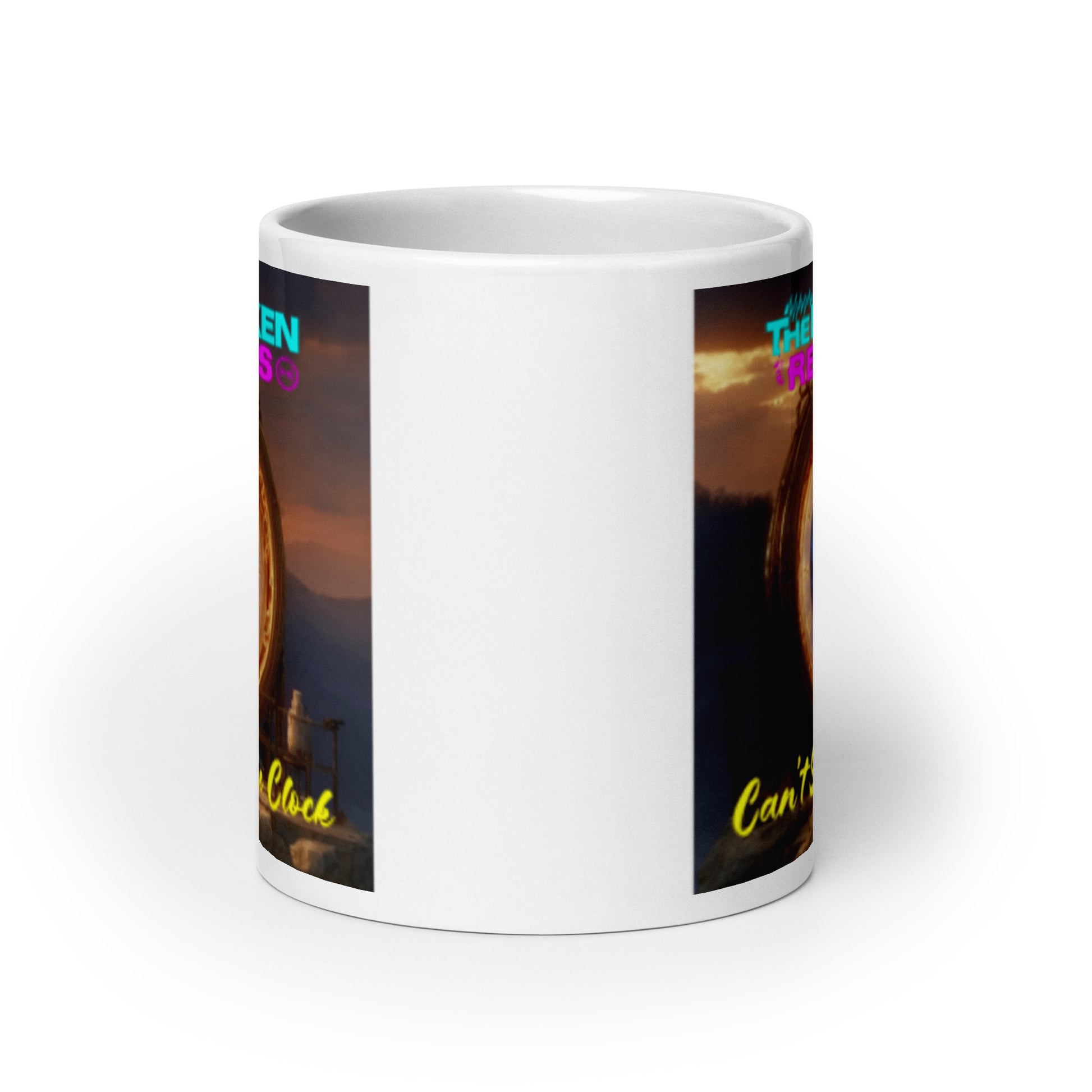 Can't Stop the Clock 2 - White Glossy Mug