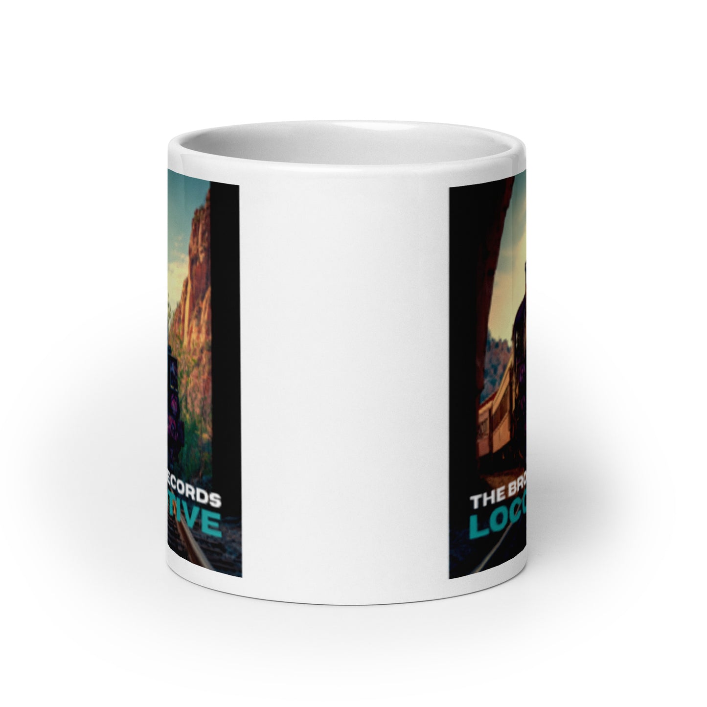 Locomotive - White Glossy Mug
