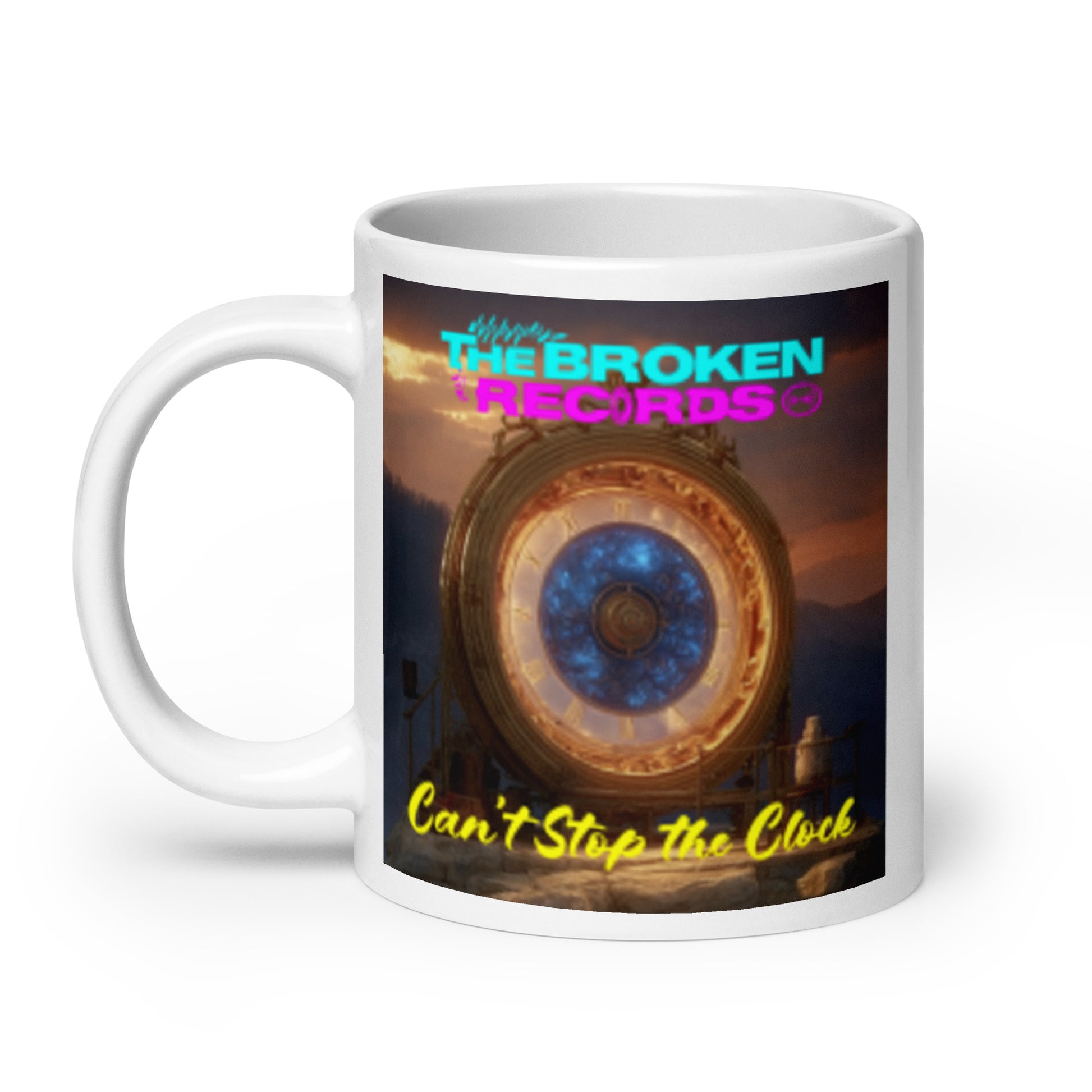 Can't Stop the Clock 2 - White Glossy Mug