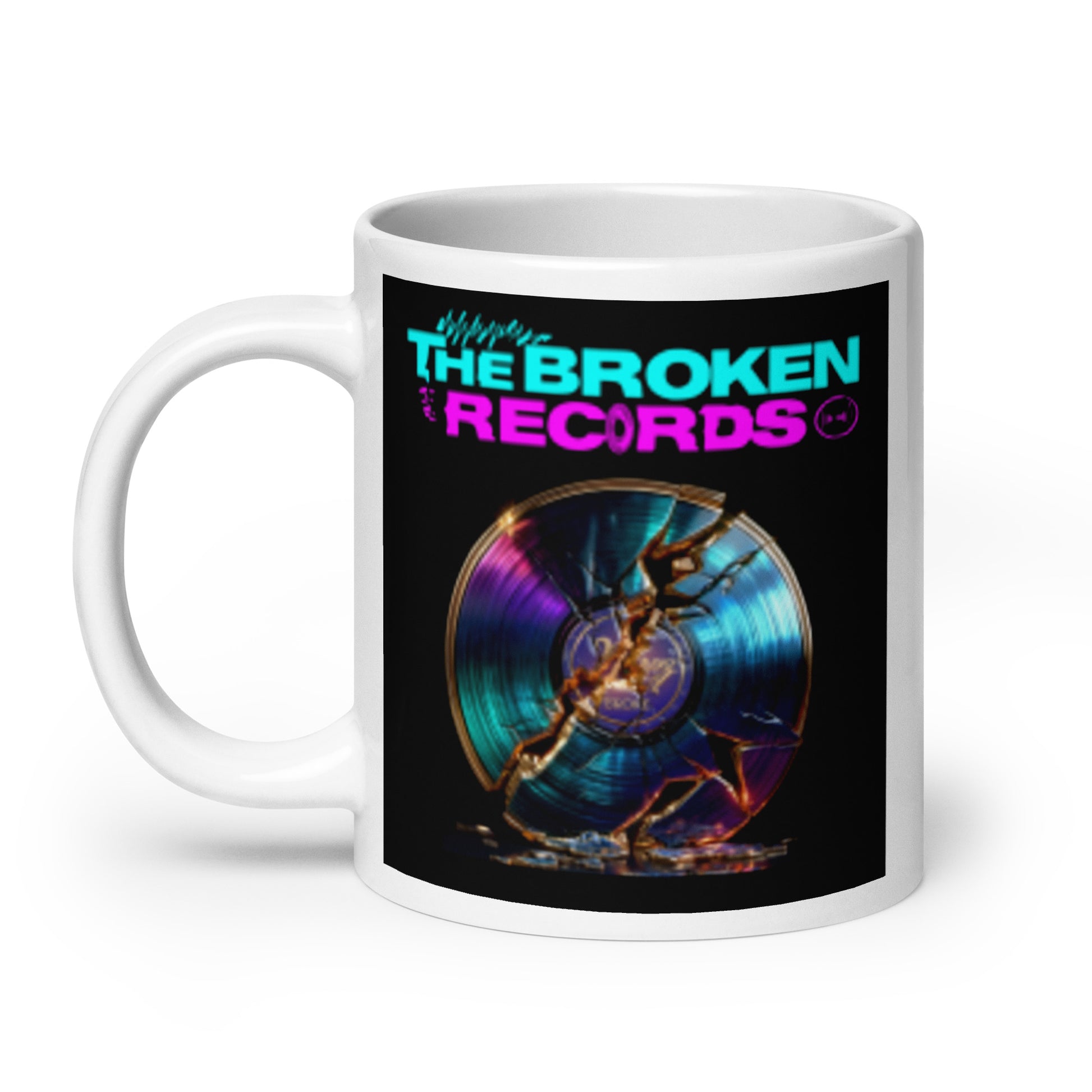 The Broken Records Album - White Glossy Mug