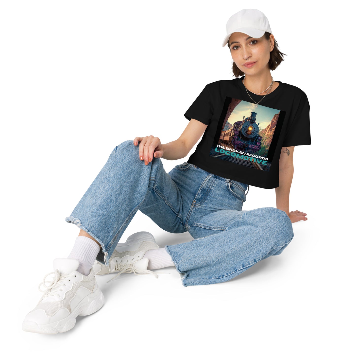 Locomotive Women’s Crop Top - Black 