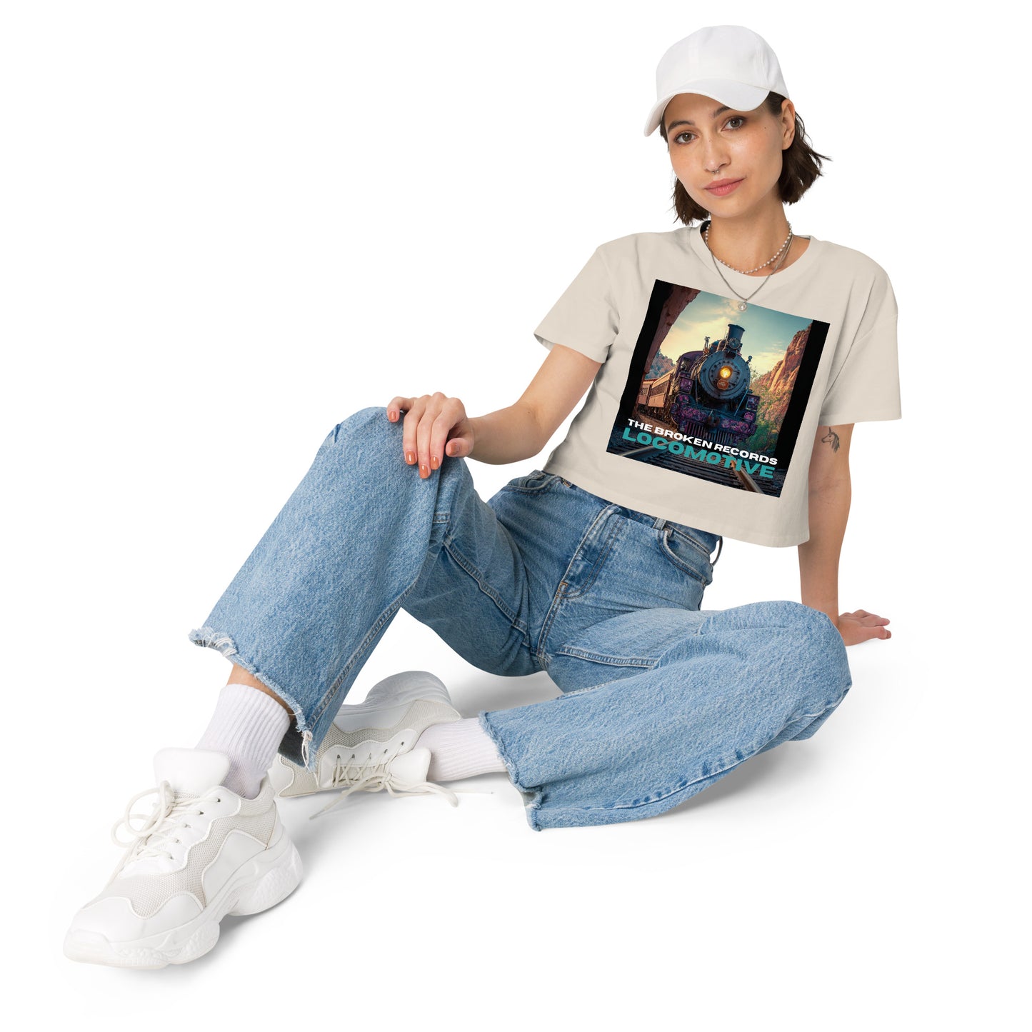 Locomotive Women’s Crop Top - Bone