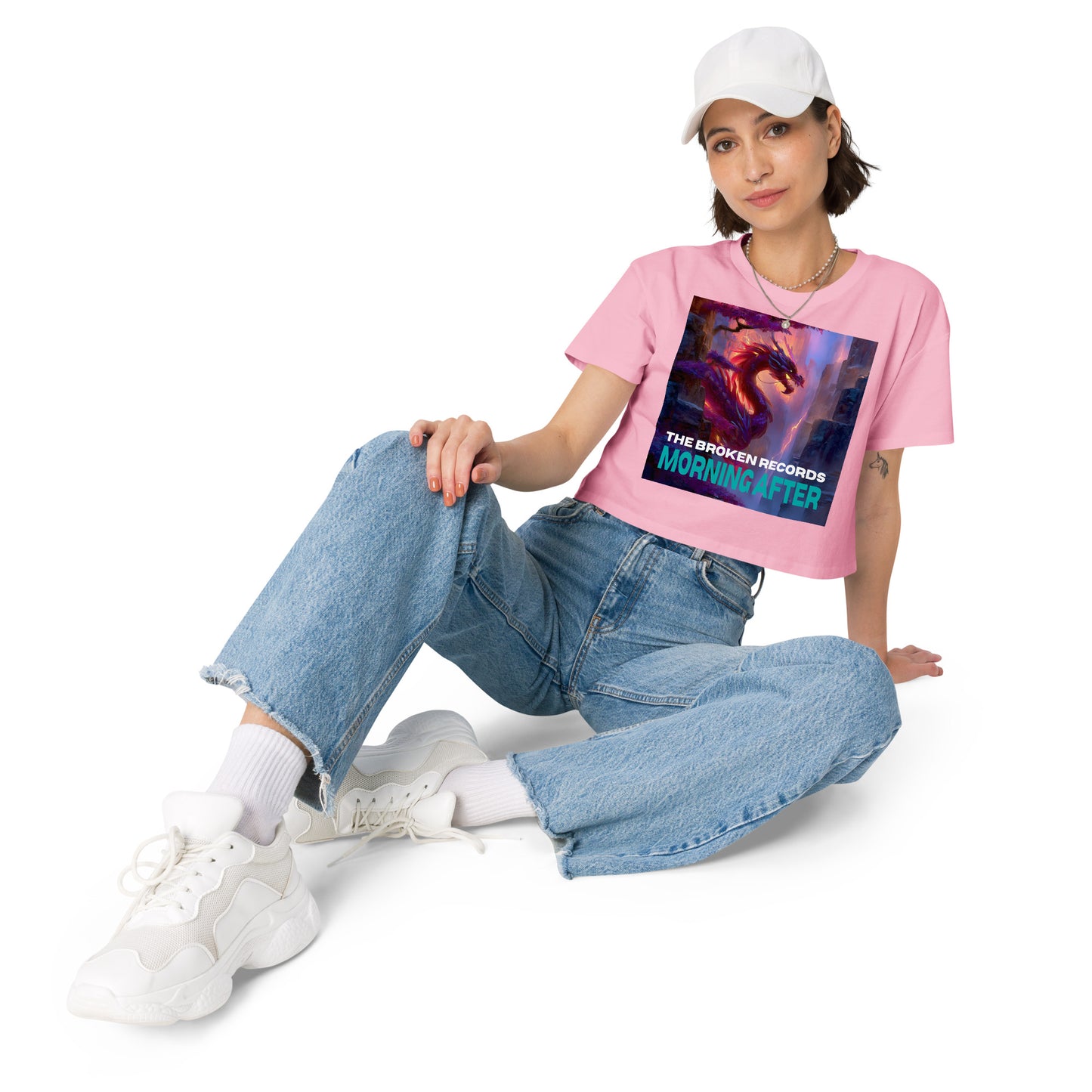 Morning After Red Dragon 2 Women’s Crop Top - Bubblegum 
