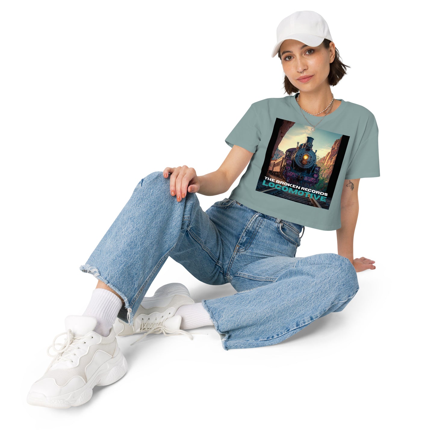 Locomotive Women’s Crop Top - Mineral 