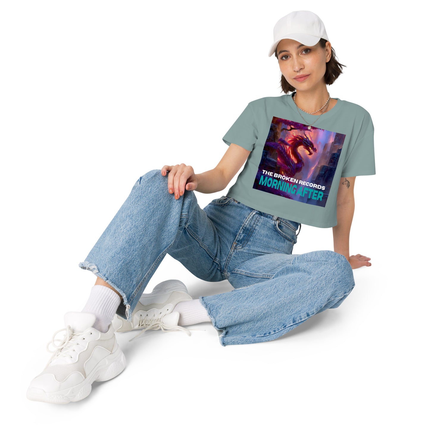 Morning After Red Dragon 2 Women’s Crop Top - Mineral 