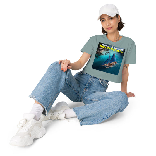 Set the Sail Women’s Crop Top - Mineral 
