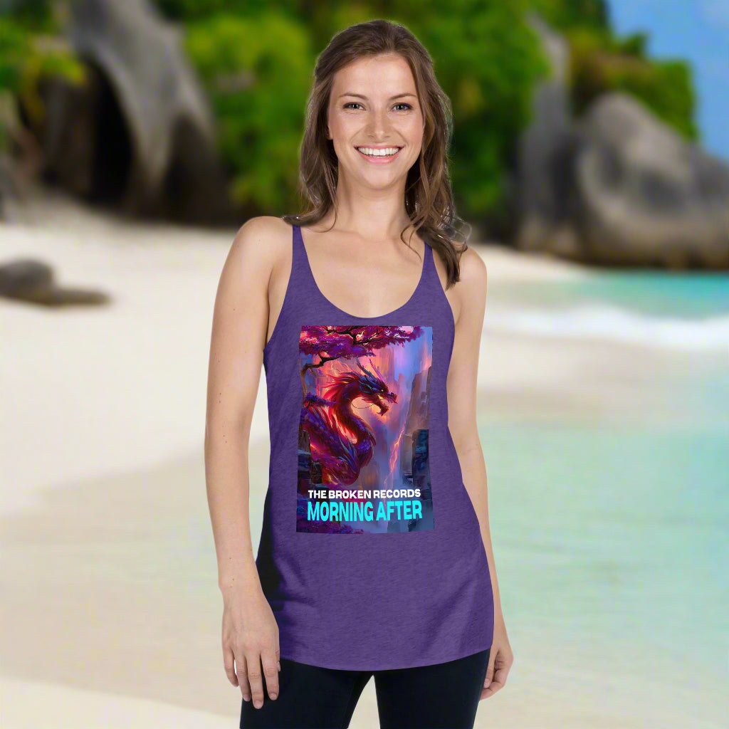 Morning After Red Dragon 2 Women's Racerback Tank - Purple