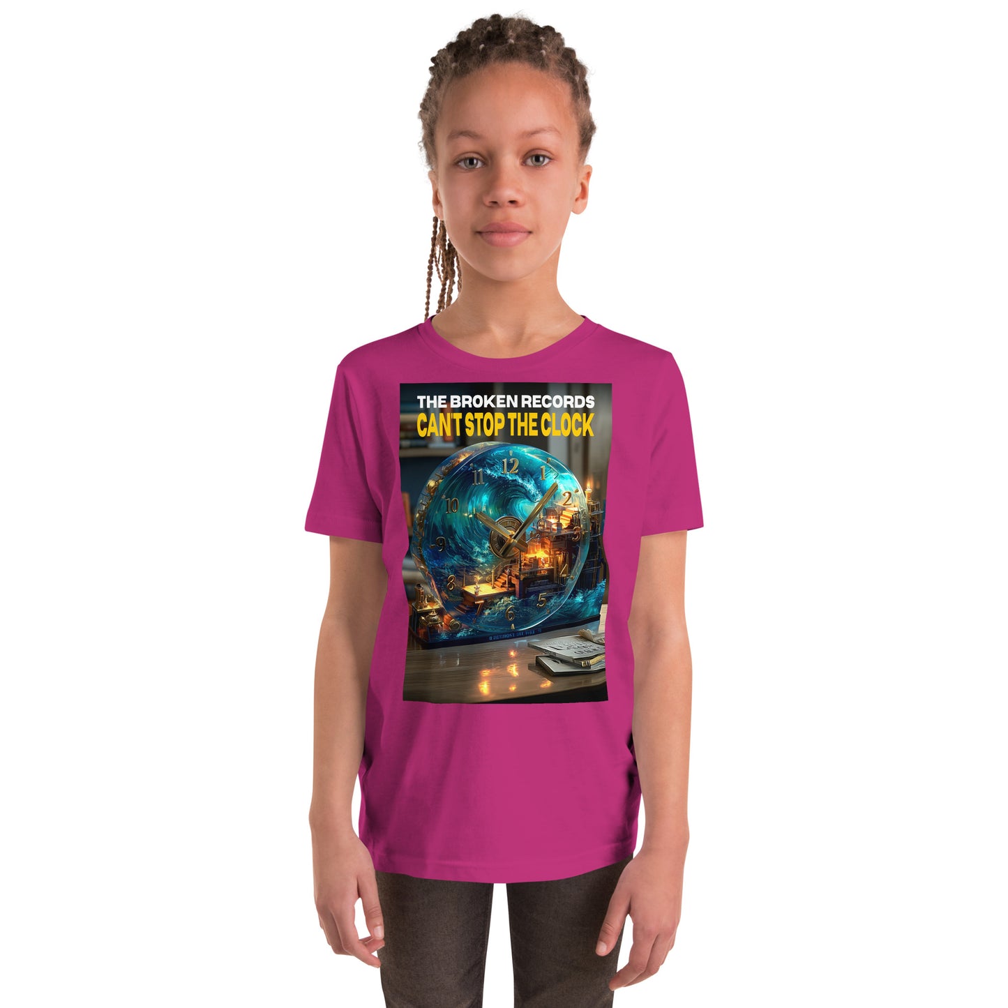 Can't Stop the Clock 1 - Youth Short Sleeve T-Shirt