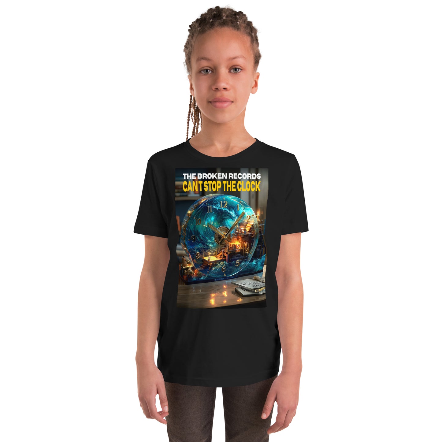 Can't Stop the Clock 1 - Youth Short Sleeve T-Shirt