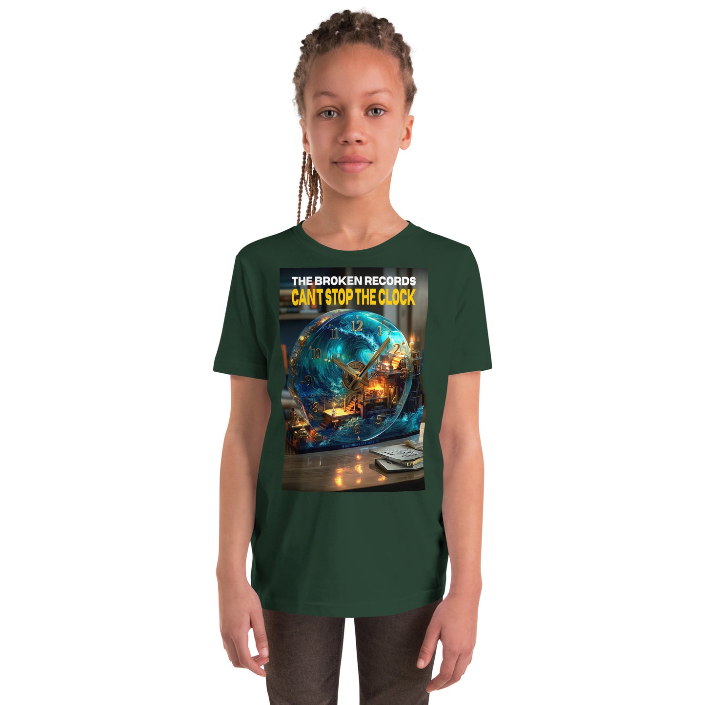 Can't Stop the Clock 1 - Youth Short Sleeve T-Shirt