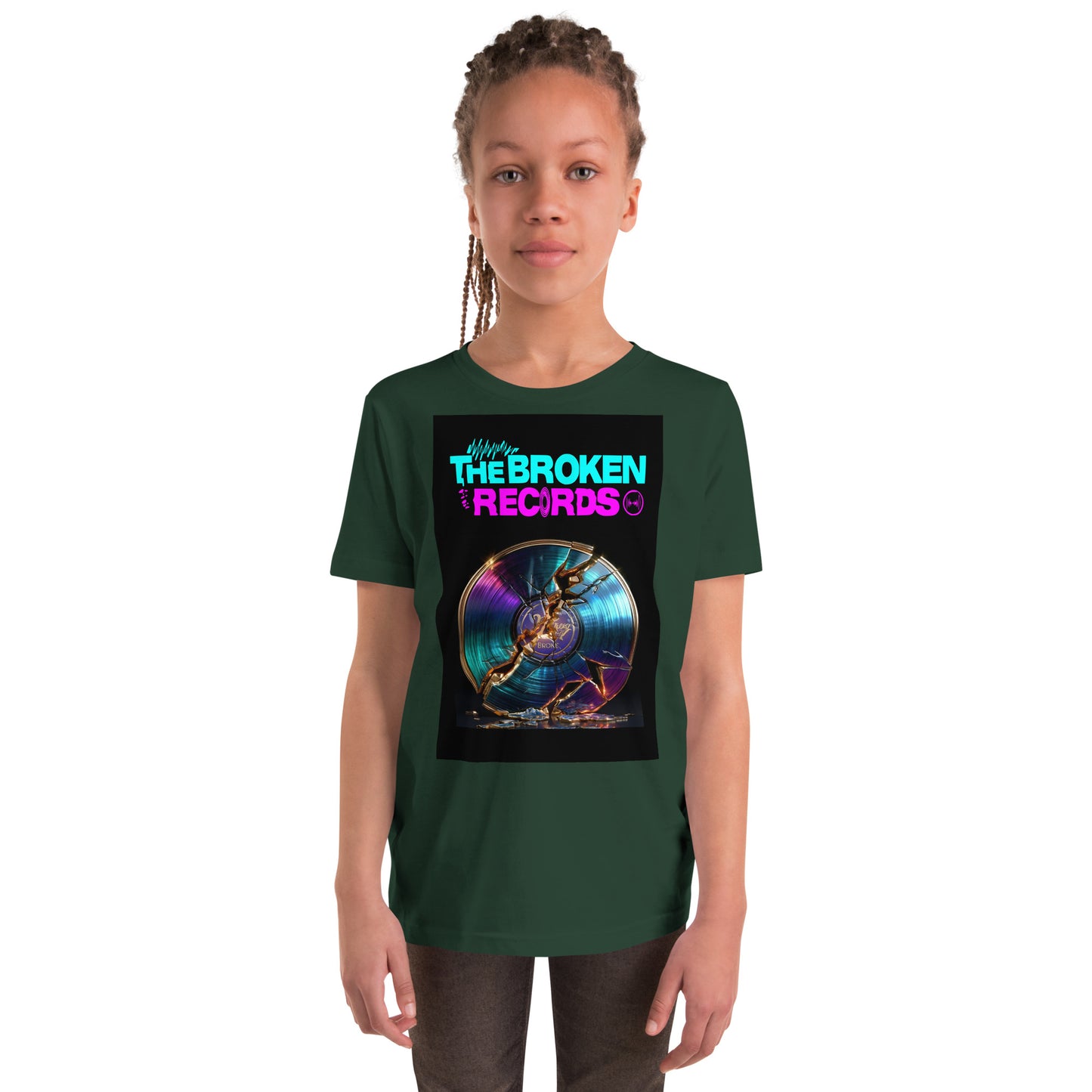 The Broken Records Album - Youth Short Sleeve T-Shirt