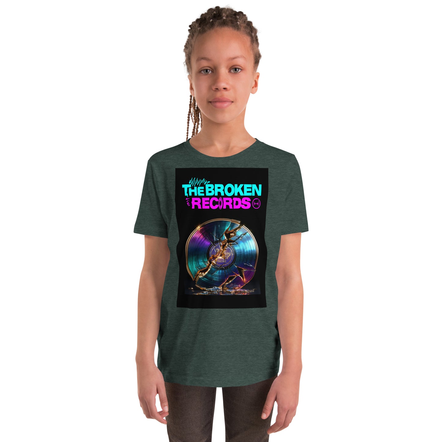 The Broken Records Album - Youth Short Sleeve T-Shirt