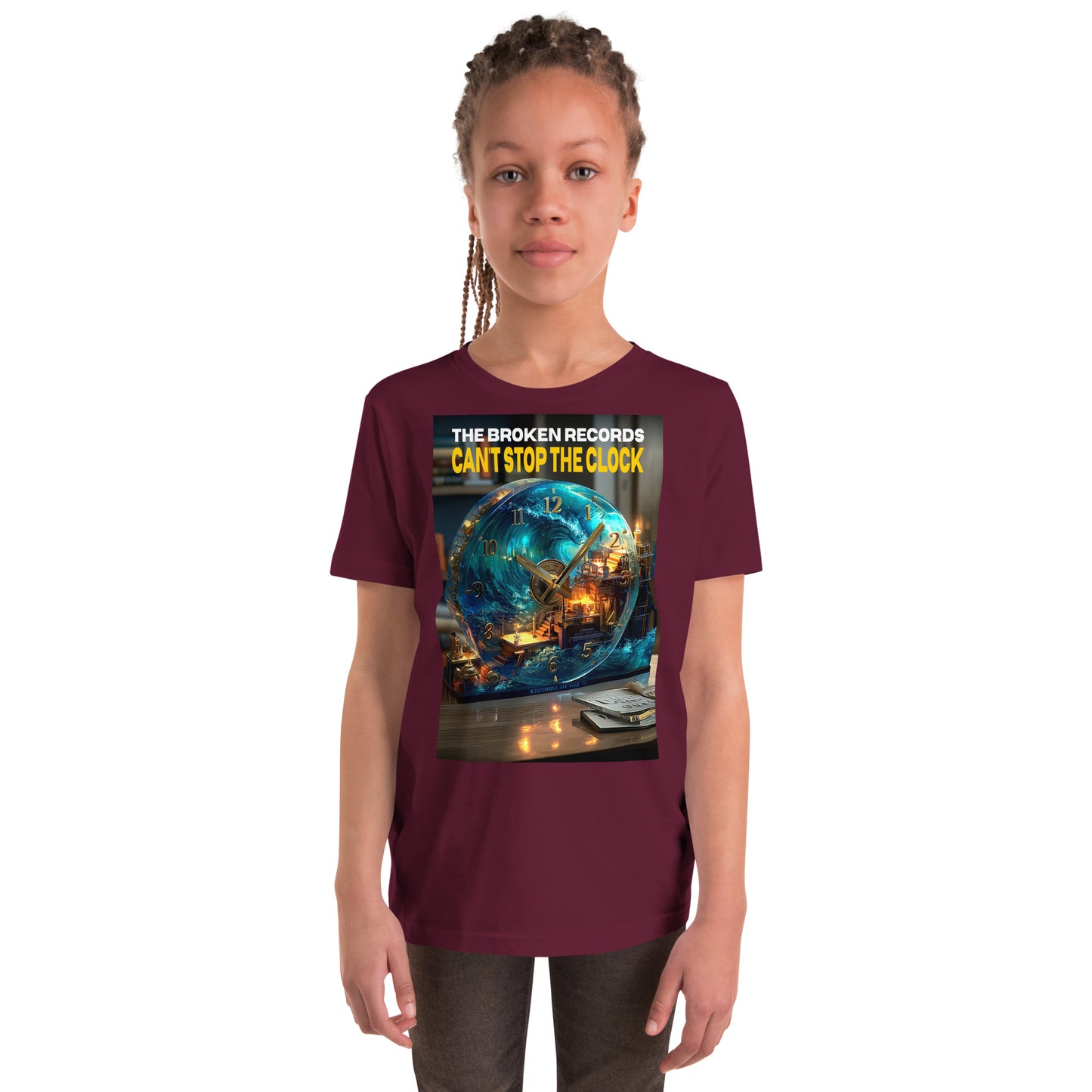 Can't Stop the Clock 1 - Youth Short Sleeve T-Shirt