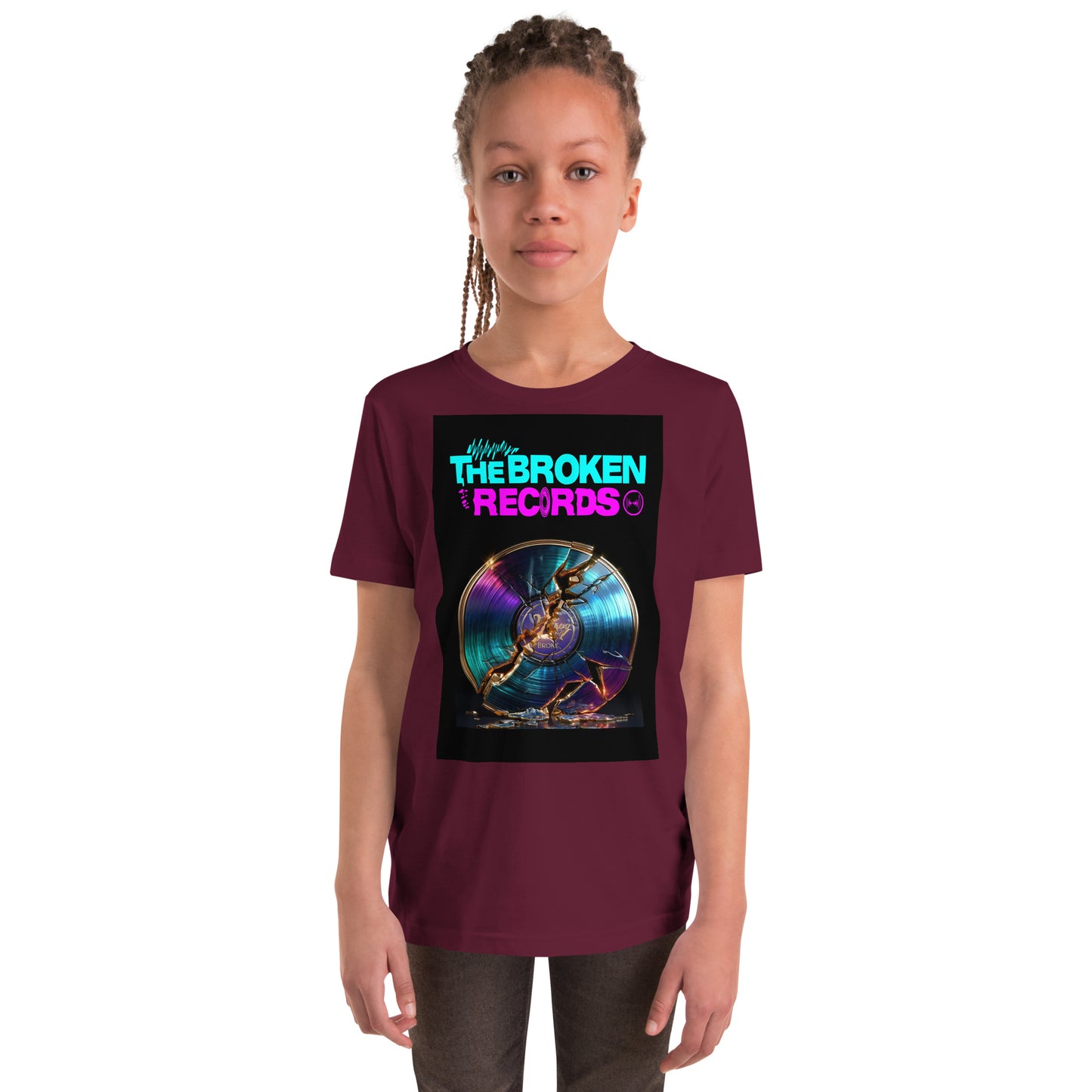 The Broken Records Album - Youth Short Sleeve T-Shirt