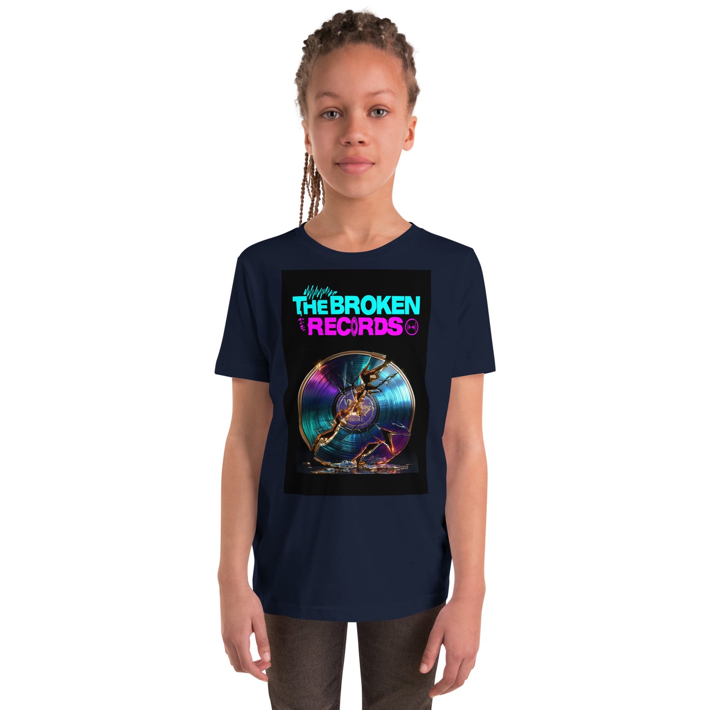 The Broken Records Album - Youth Short Sleeve T-Shirt